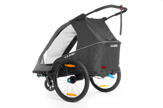 CUBE Kinder Fahrradanhänger Double PURE