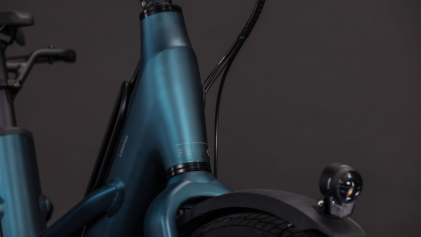 Produktbild: Cube Longtail Hybrid 800 royalgreen´n´black, Detailaufnahme 05
