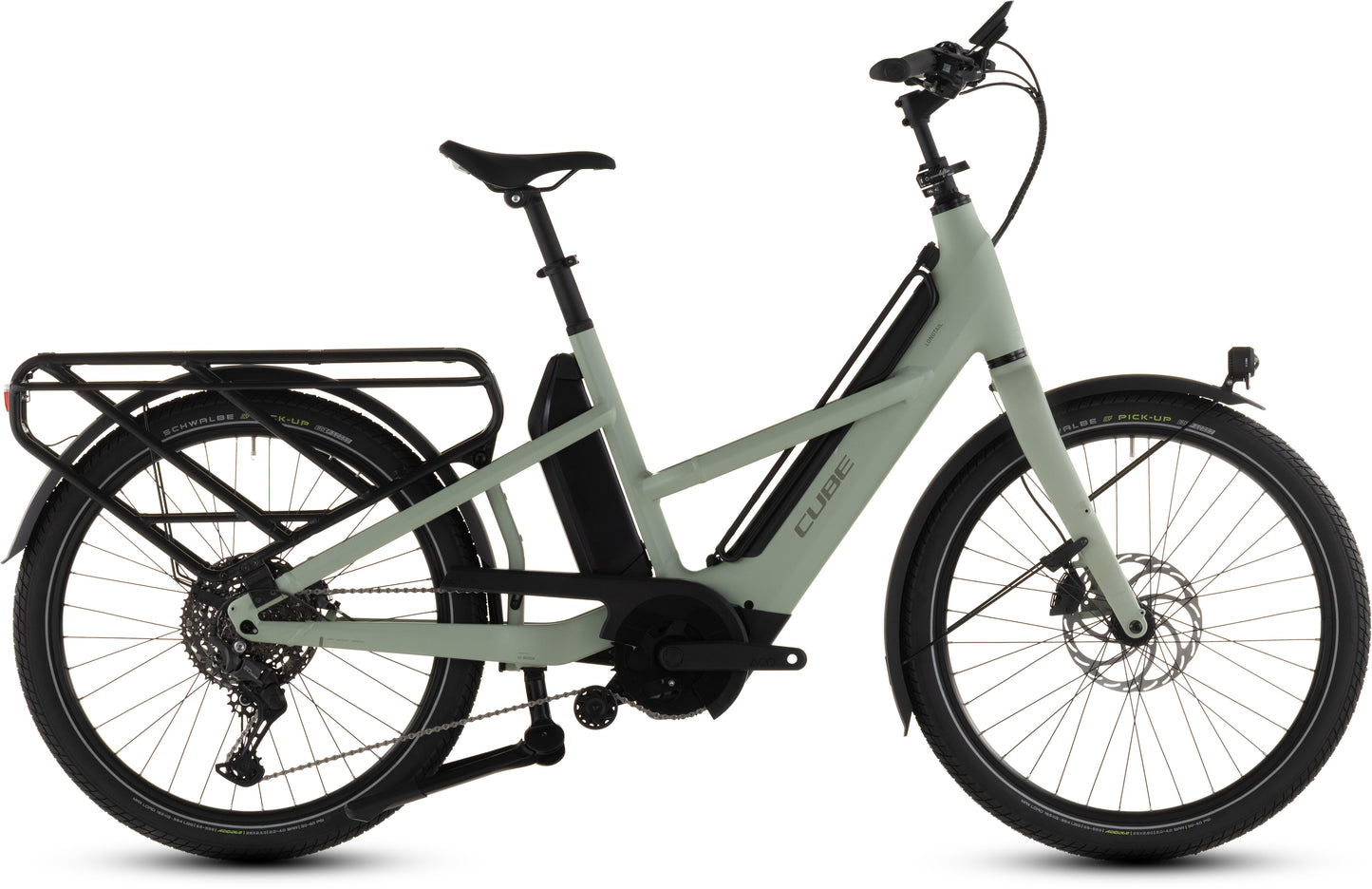 Produktbild: Cube Longtail Hybrid 800 pea´n´reflex, Seitenansicht (weißer Hintergrund)