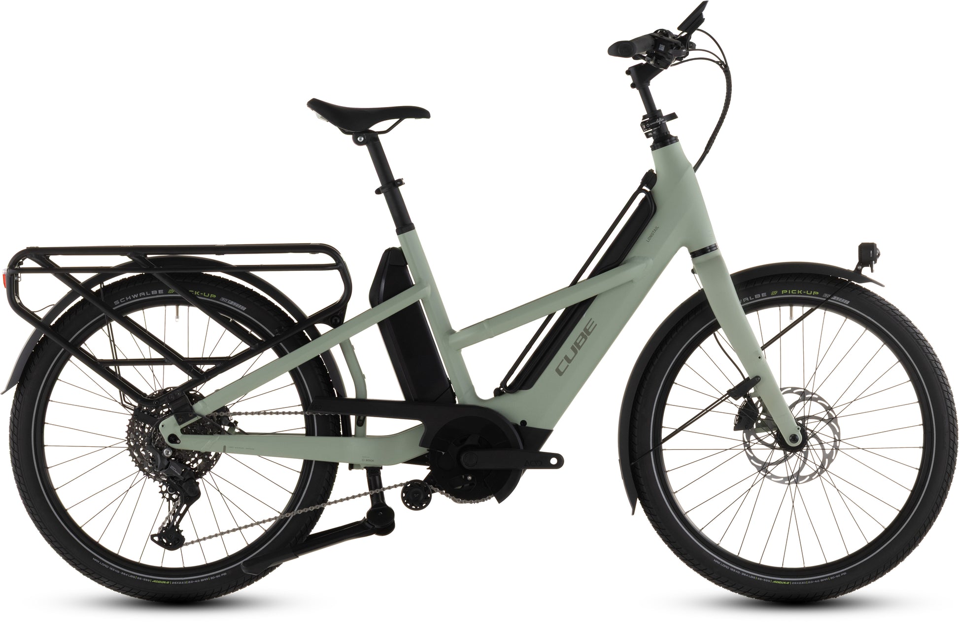 Produktbild: Cube Longtail Hybrid 800 pea´n´reflex, Seitenansicht (weißer Hintergrund)