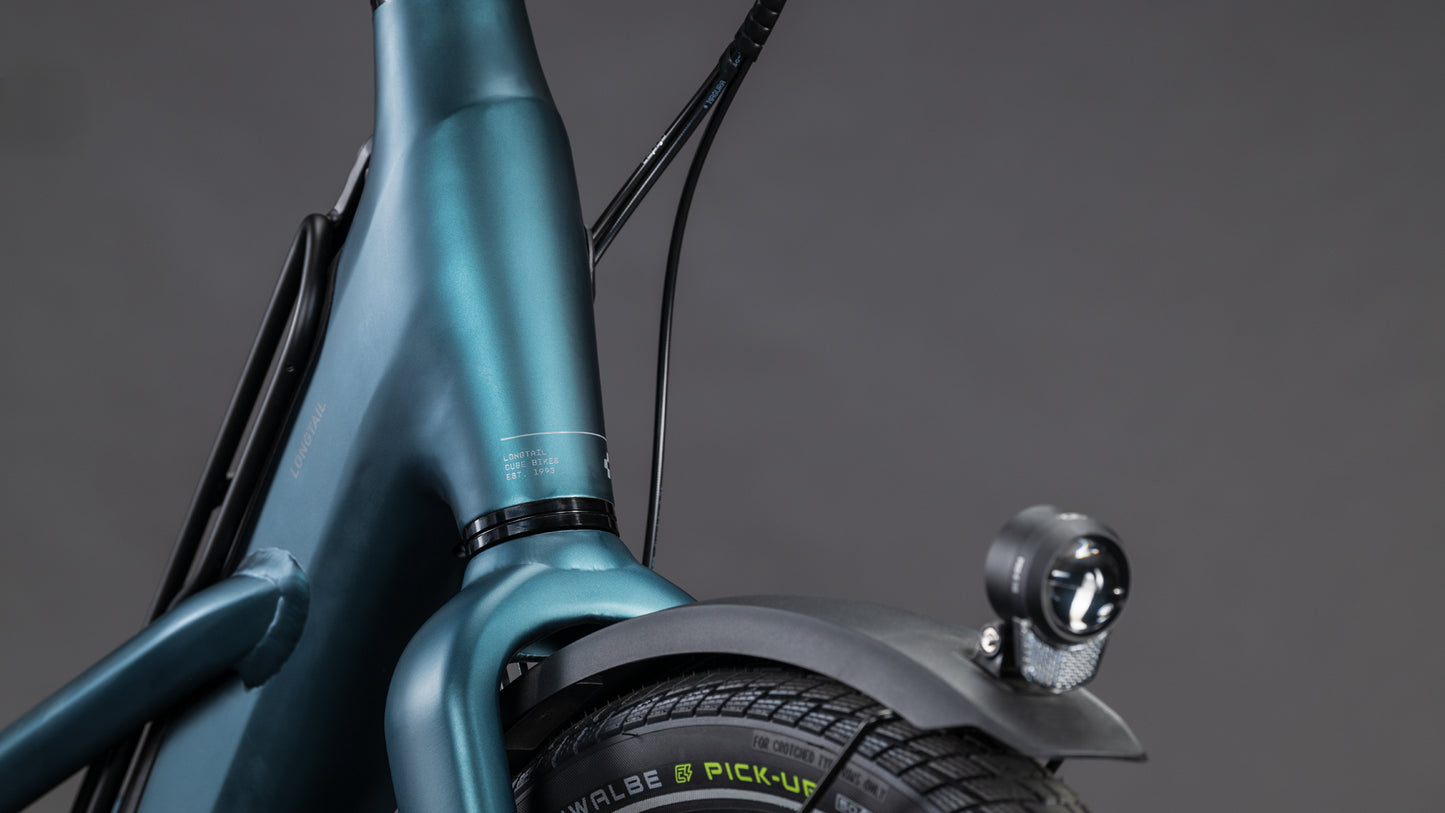 Produktbild: Cube Longtail Hybrid Family 800 royalgreen´n´black, Detailaufnahme 06