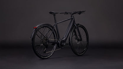 Produktbild: Cube Editor Hybrid Pro 400X FE coal´n´prism, Schrägansicht (schwarzer Hintergrund)
