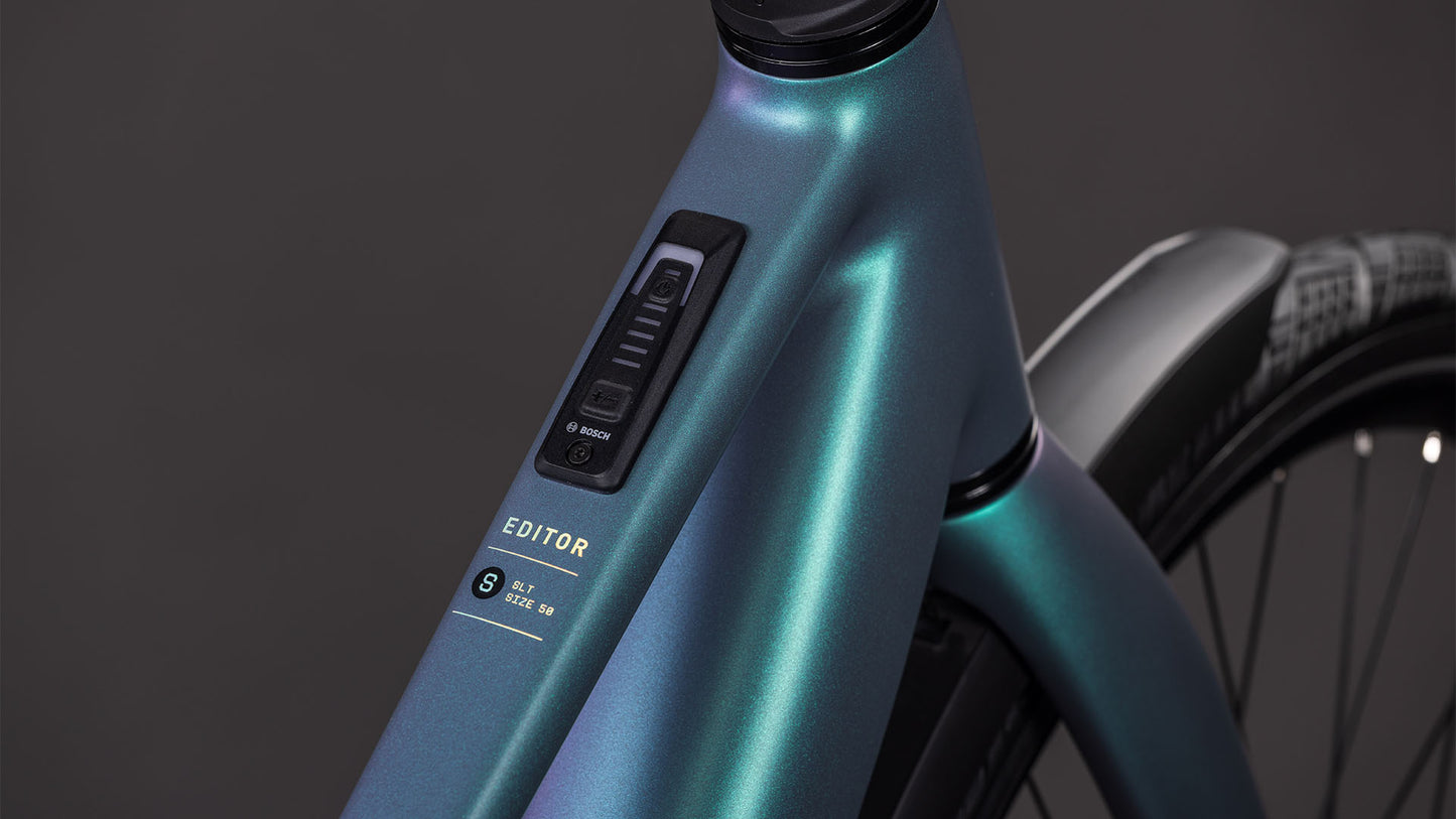 Produktbild: Cube Editor Hybrid SLT 400X FE smaragdgrey´n´prism, Detailaufnahme 01