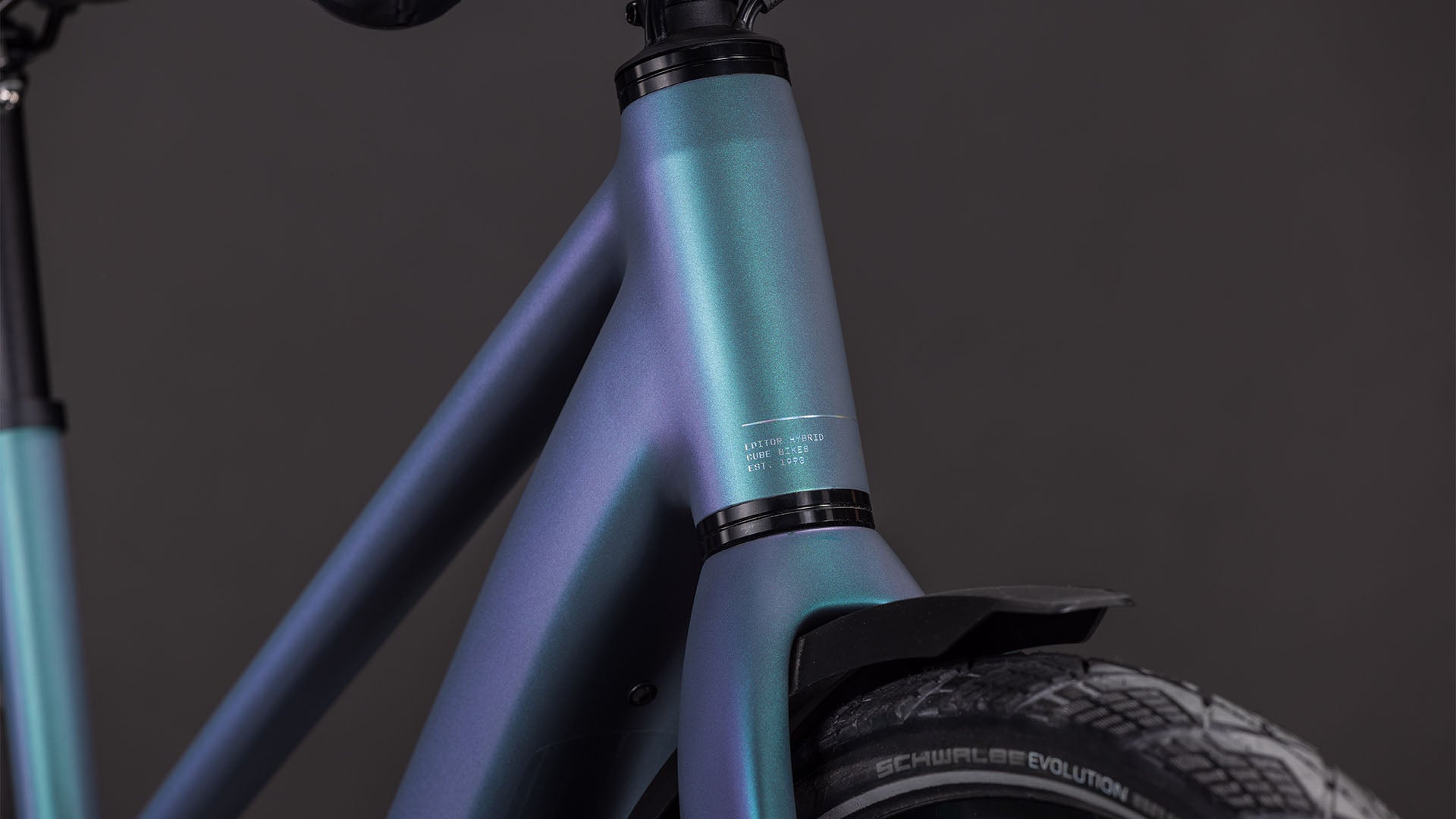 Produktbild: Cube Editor Hybrid SLT 400X FE smaragdgrey´n´prism, Detailaufnahme 05