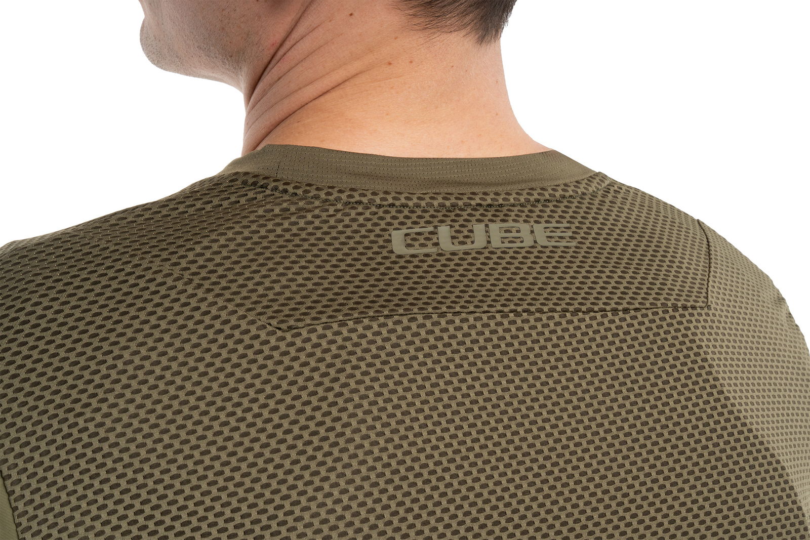 CUBE MTB Rundhalstrikot PRO TM langarm – Detailansicht 3