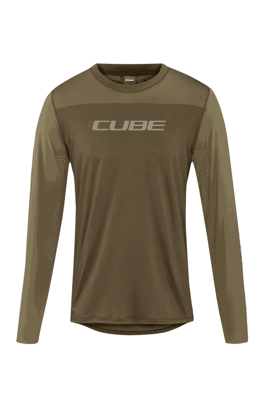 CUBE MTB Rundhalstrikot PRO TM langarm