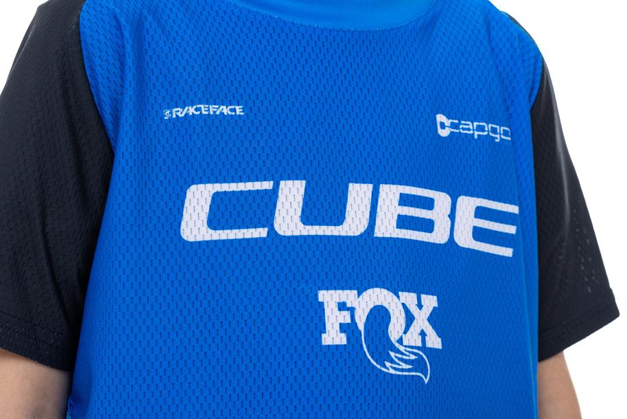 CUBE VERTEX Trikot ROOKIE X Actionteam kurzarm black´n´blue