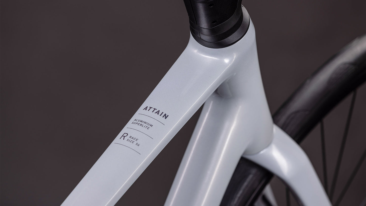 Produktbild: Cube Attain Race foggrey´n´shift, Detailaufnahme 01