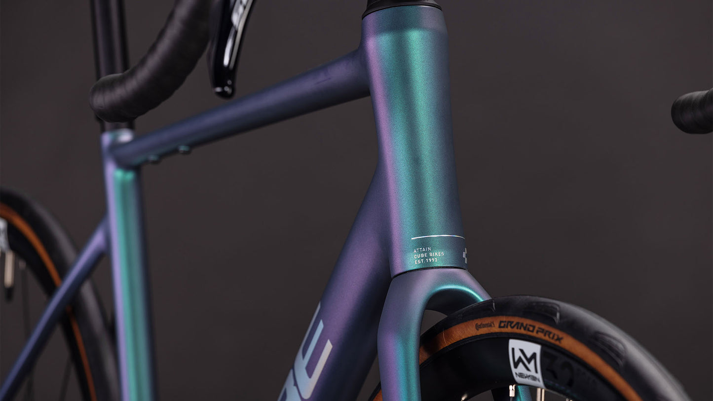 Produktbild: Cube Attain SLX smaragdgrey´n´prism, Detailaufnahme 05