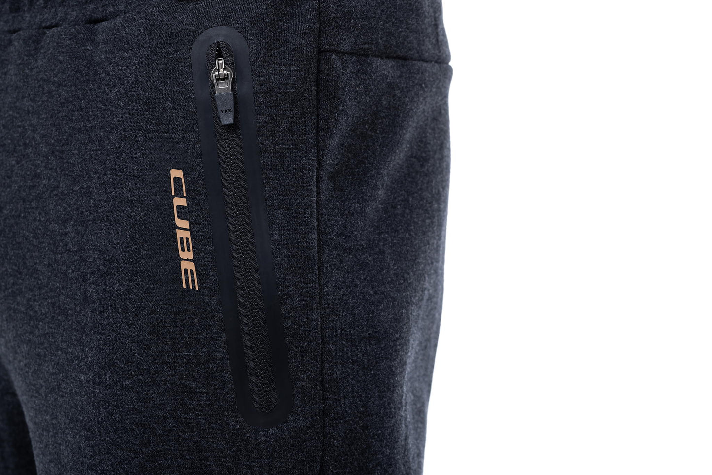 CUBE Jogger Shorts Advanced in anthracite – Detailansicht 1