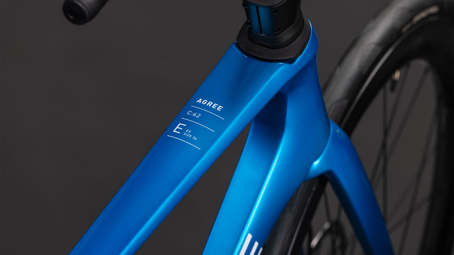 Produktbild: Cube Agree C:62 EX topasblue´n´white, Detailaufnahme 01
