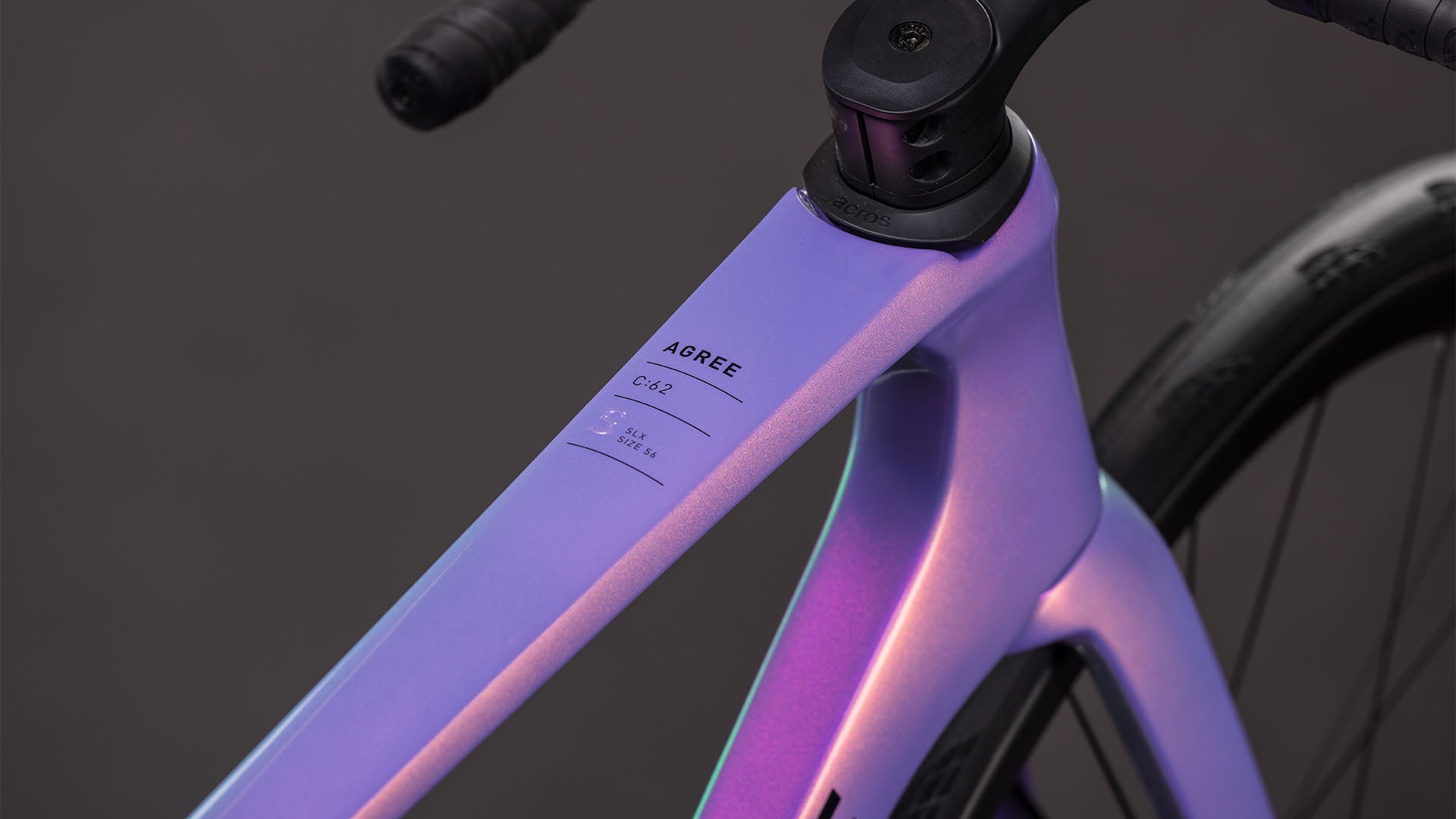 Produktbild: Cube Agree C:62 SLX cosmicpurple´n´black, Detailaufnahme 01