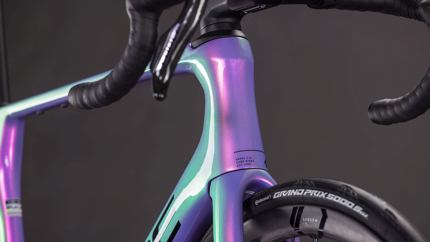 Produktbild: Cube Agree C:62 SLX cosmicpurple´n´black, Detailaufnahme 08