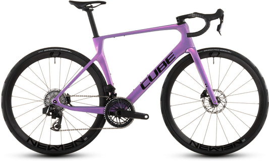 Produktbild: Cube Agree C:62 SLX cosmicpurple´n´black, Seitenansicht (weißer Hintergrund)