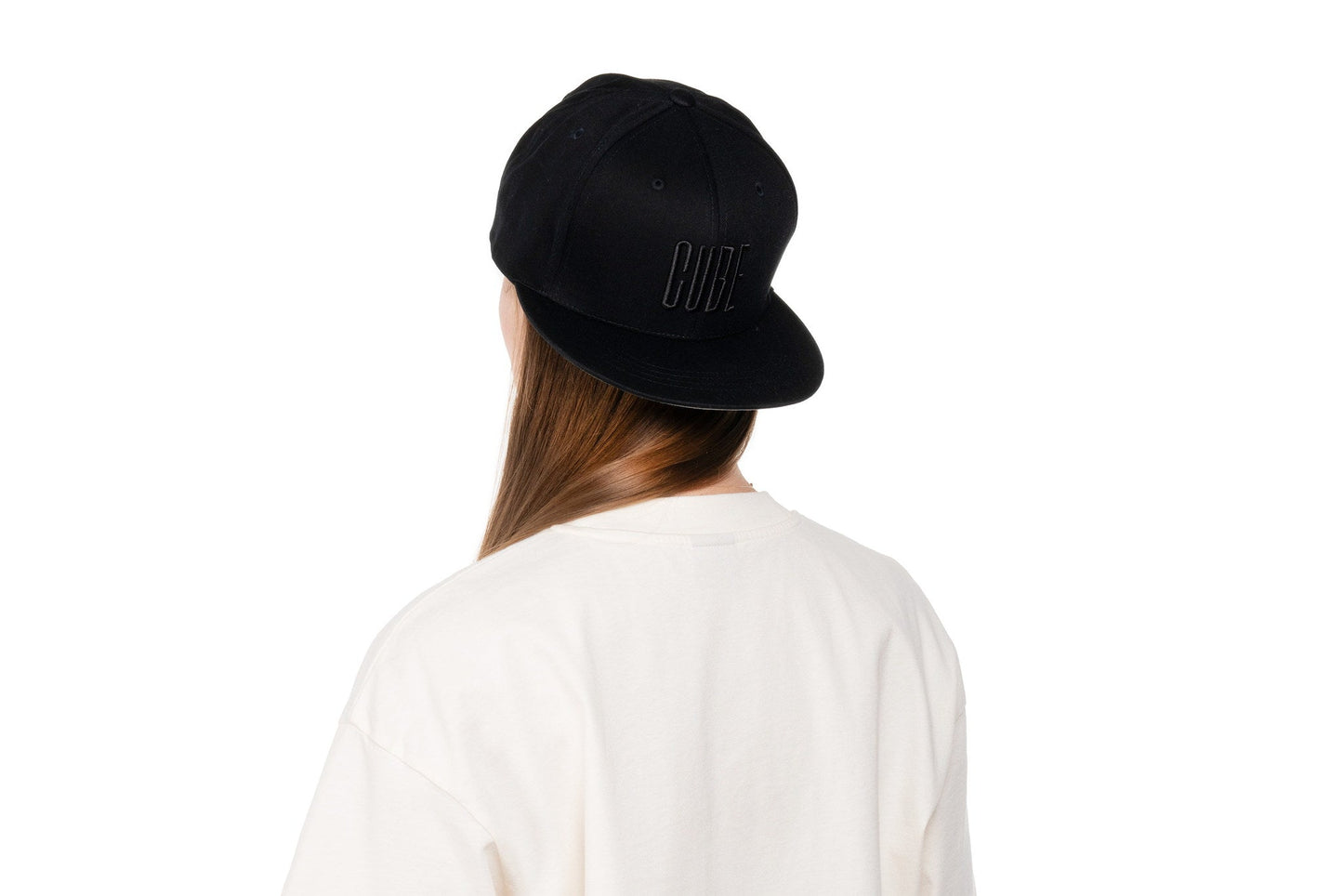 CUBE Cap The Embossed CUBE in black´n´black – Detailansicht 5