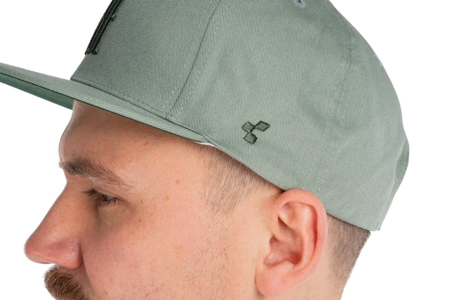 CUBE Cap The Embossed CUBE in sage – Detailansicht 3