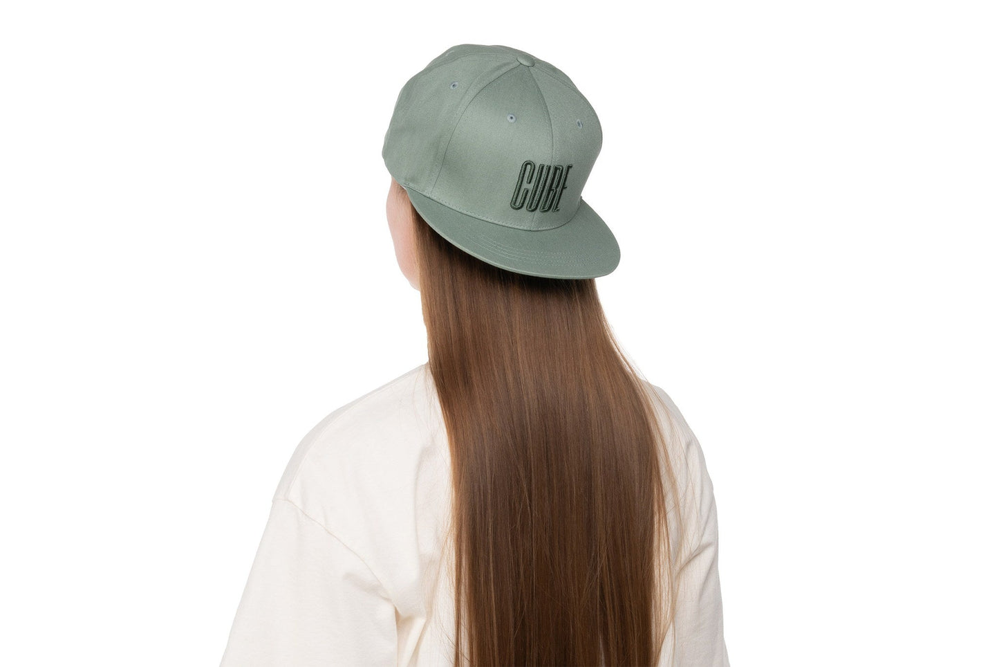 CUBE Cap The Embossed CUBE in sage – Detailansicht 5