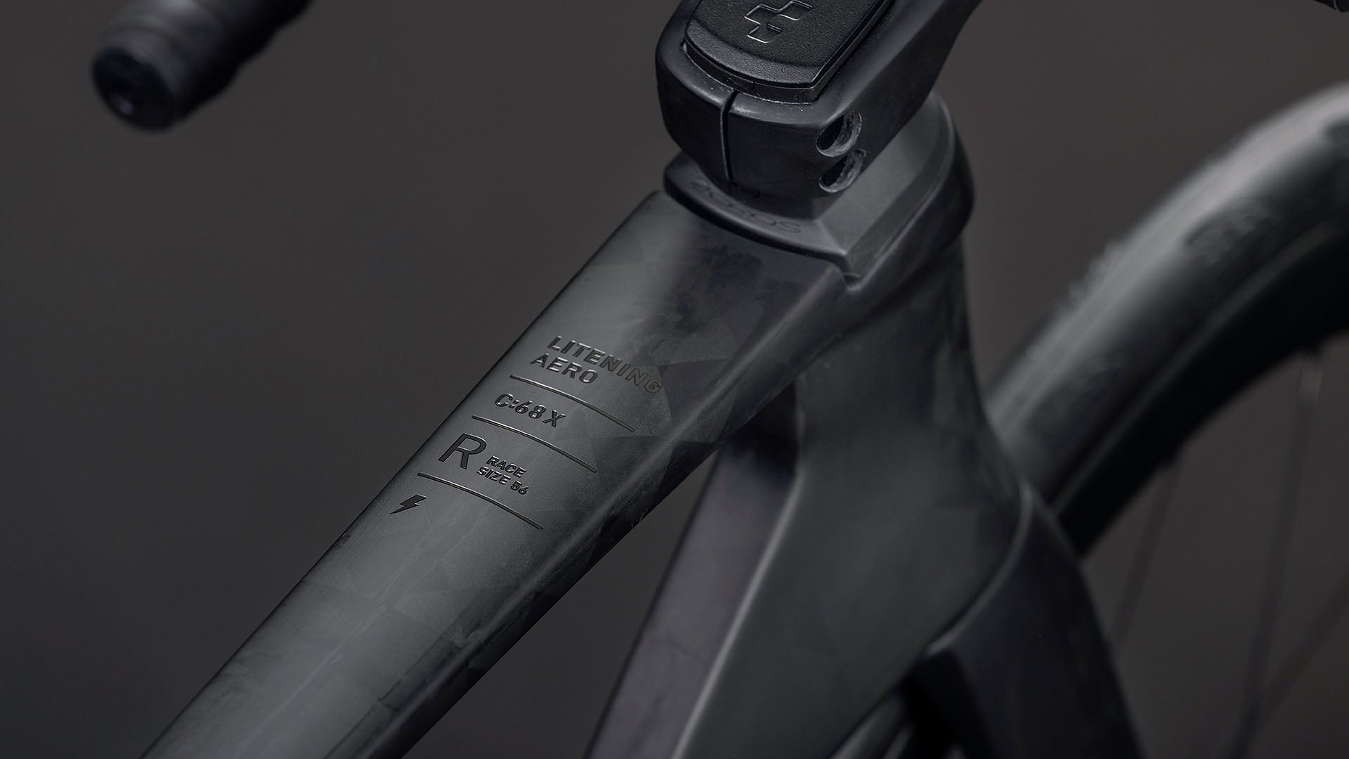 Produktbild: Cube Litening AERO C:68X Race blackline, Detailaufnahme 01