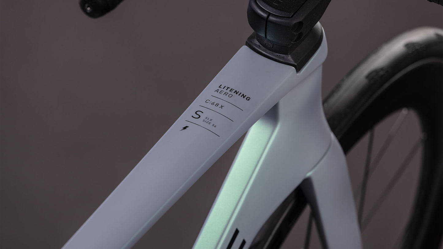 Produktbild: Cube Litening AERO C:68X SLX seagrey´n´black, Detailaufnahme 01
