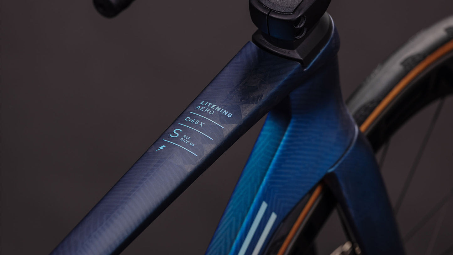 Produktbild: Cube Litening AERO C:68X SLT atlantisgrid´n´ice, Detailaufnahme 01