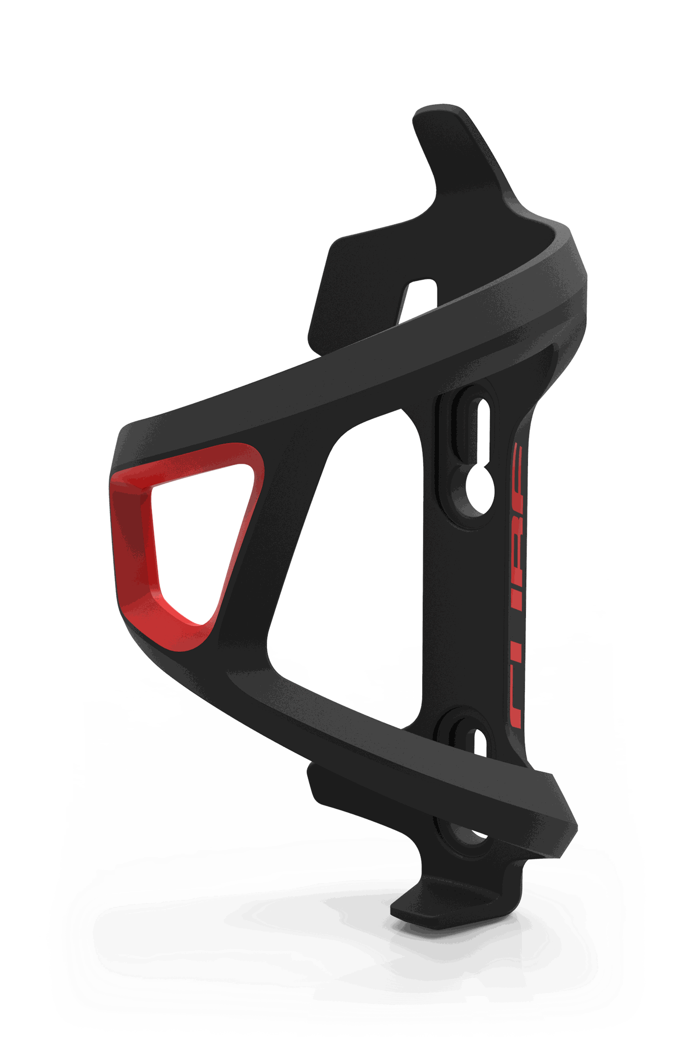 CUBE Flaschenhalter HPP/R Left-Hand Sidecage in black´n´red