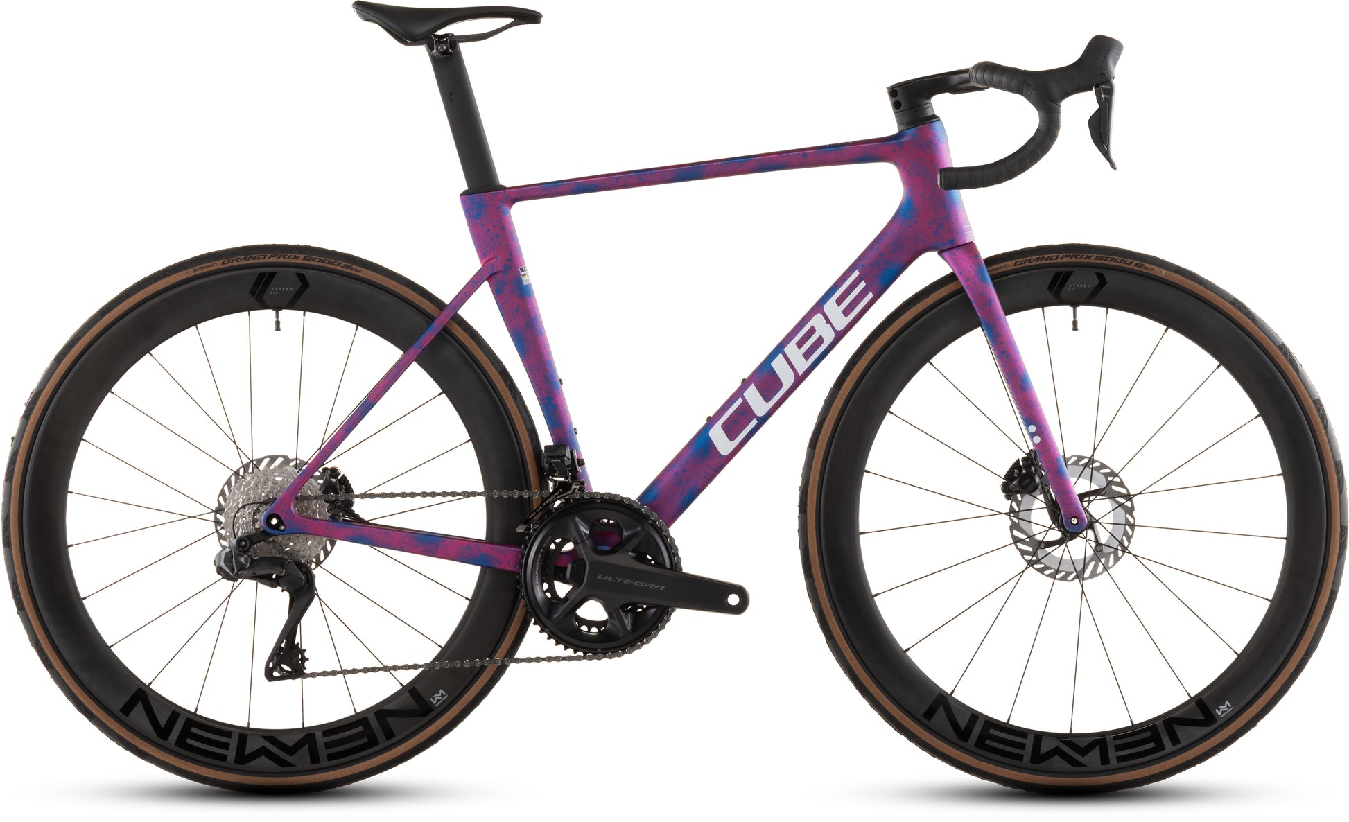 Produktbild: Cube Litening AIR C:68X Race dazzlepink´n´blue, Seitenansicht (weißer Hintergrund)