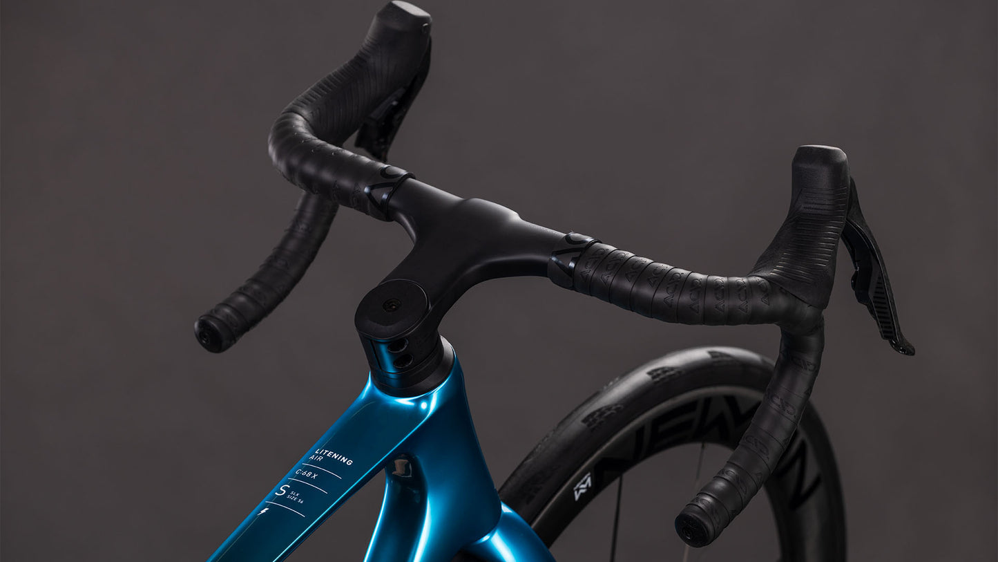 Produktbild: Cube Litening AIR C:68X SLX chromeblue´n´liquidblue, Detailaufnahme 02