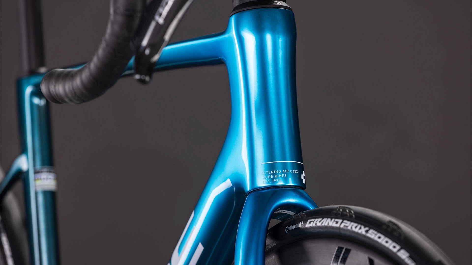 Produktbild: Cube Litening AIR C:68X SLX chromeblue´n´liquidblue, Detailaufnahme 09