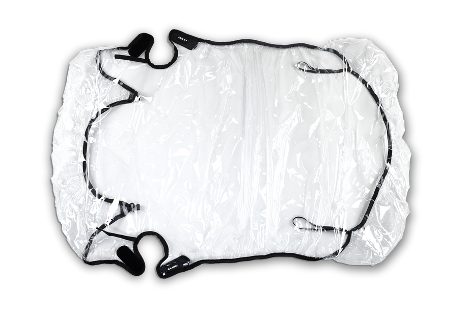 CUBE Regenschutz für Kinder Fahrradanhänger Double
