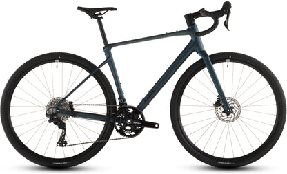 Produktbild: Cube Nuroad Race royalgreen´n´black, Seitenansicht (weißer Hintergrund)