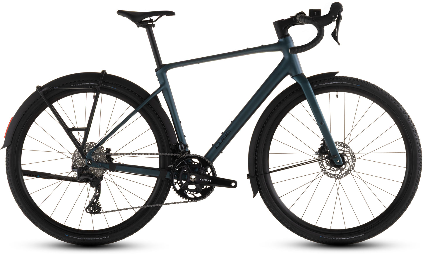 Produktbild: Cube Nuroad Race FE royalgreen´n´black, Seitenansicht (weißer Hintergrund)