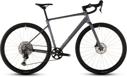 Produktbild: Cube Nuroad SLX ashgrey´n´grey, Seitenansicht (weißer Hintergrund)