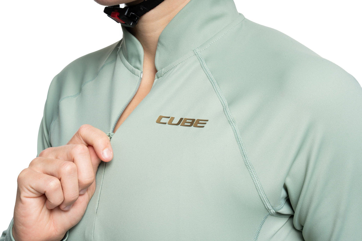 CUBE MTB WS Trikot Half Zip langarm – Detailansicht 1