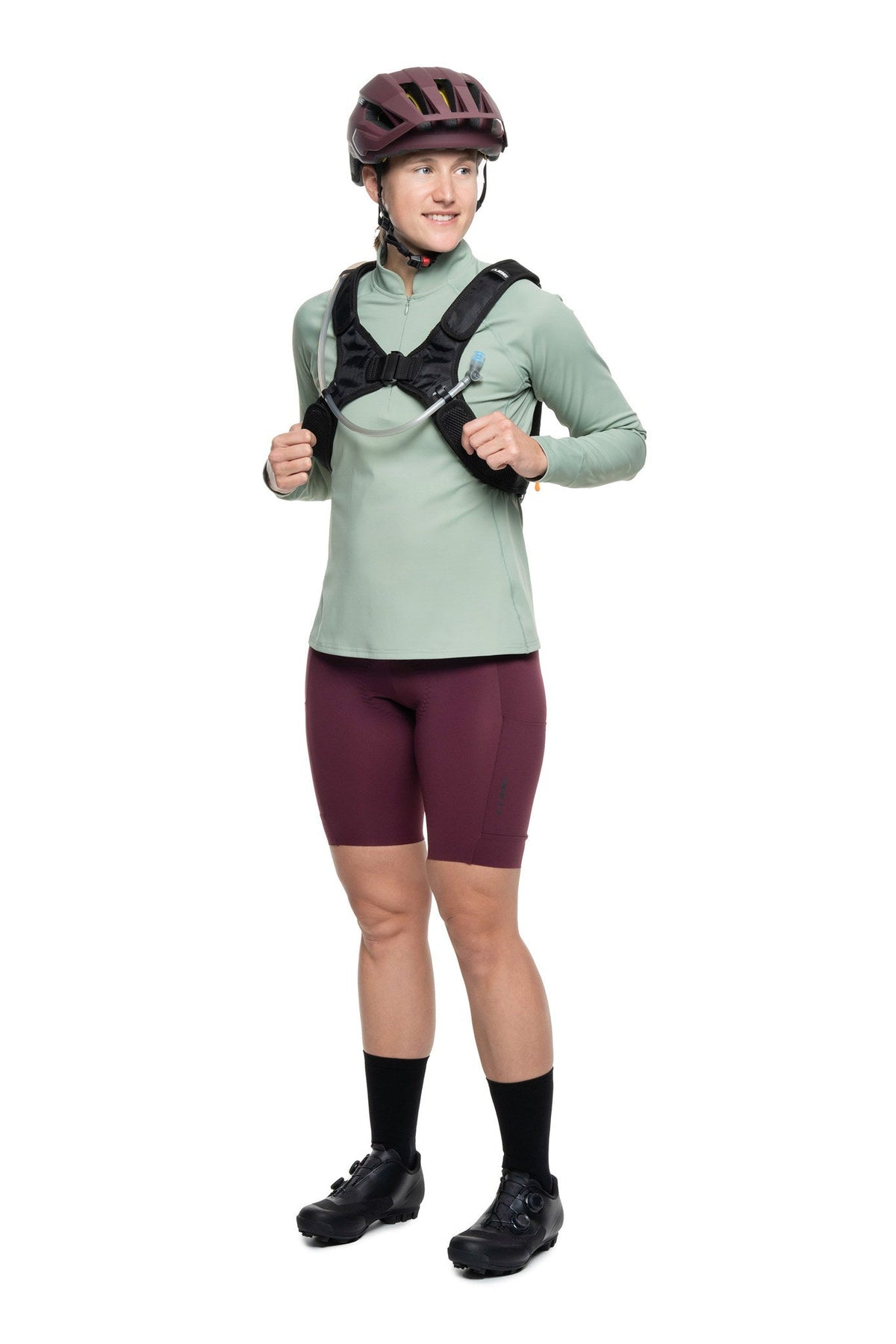 CUBE MTB WS Trikot Half Zip langarm – Anwendung 2