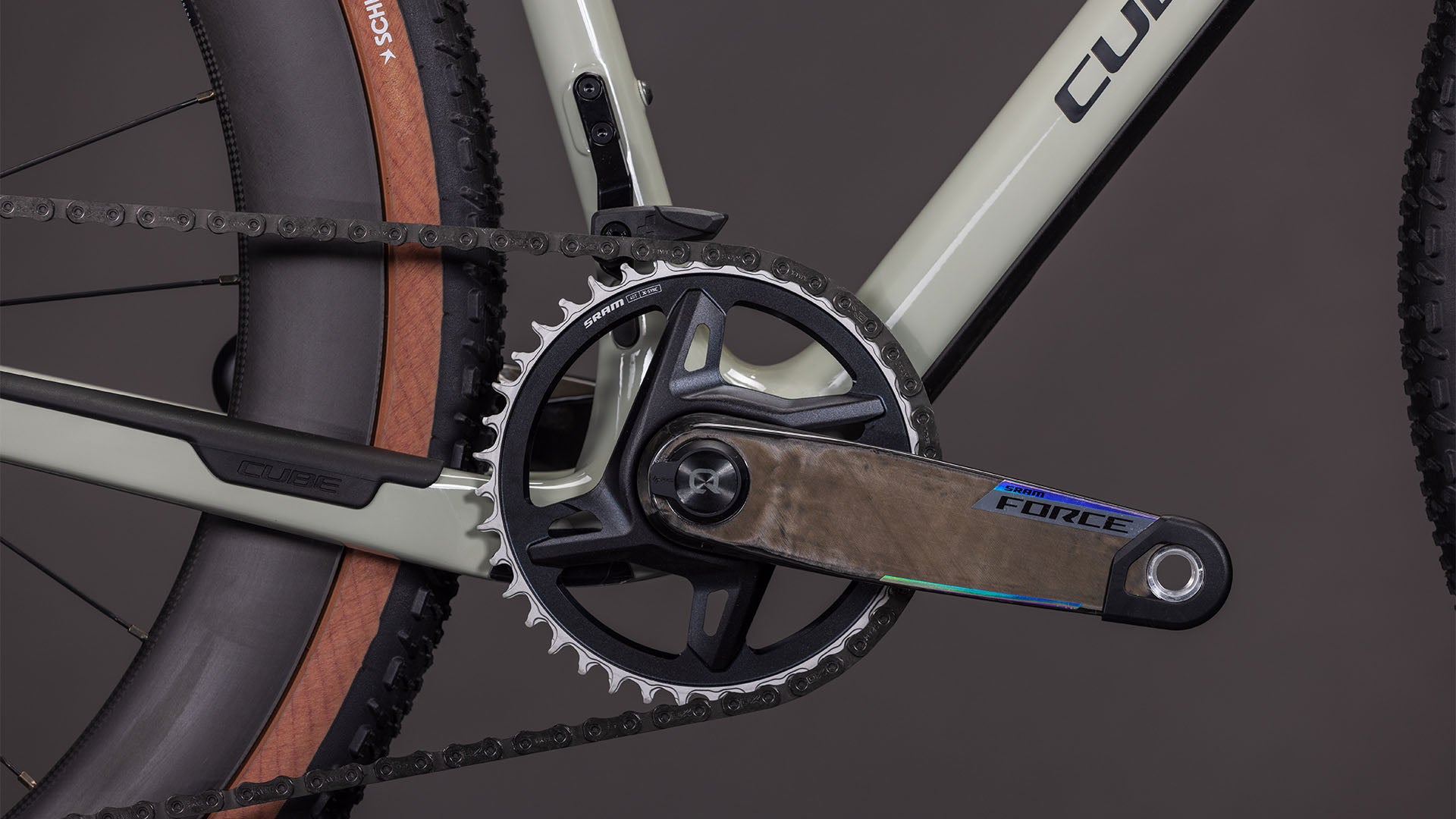 Produktbild: Cube Nuroad C:62 SLX reedbeige´n´chrome, Detailaufnahme 03