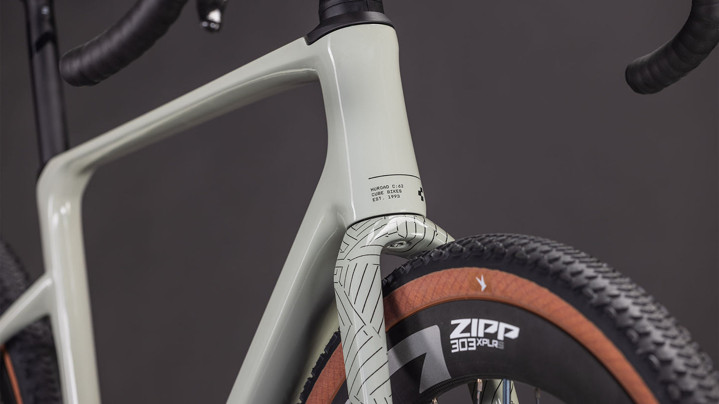 Produktbild: Cube Nuroad C:62 SLX reedbeige´n´chrome, Detailaufnahme 06