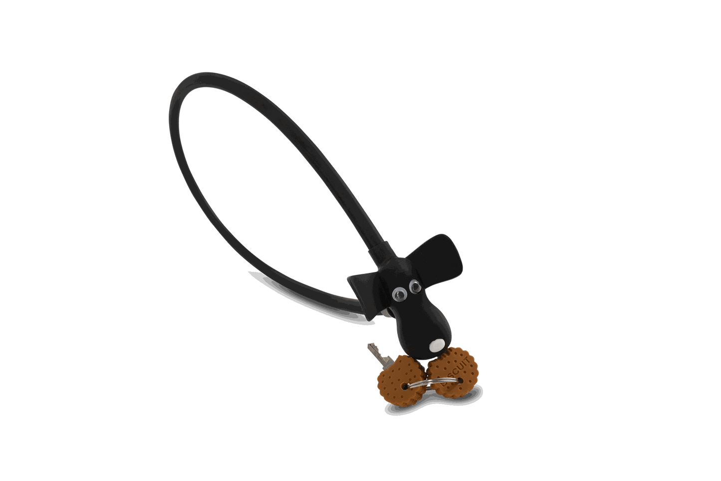 RFR Kabelschloss HPS "DOG" 10 x 450 mm in black