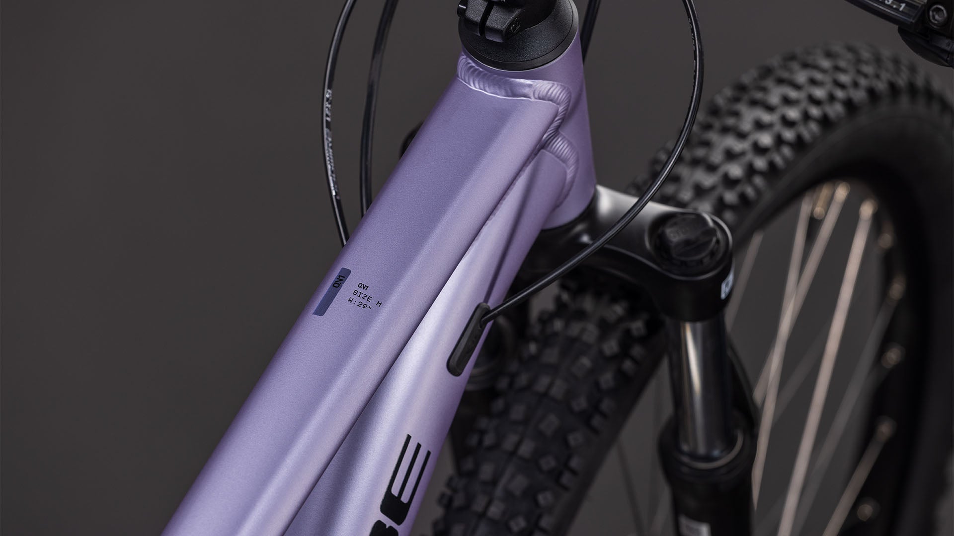 Produktbild: Cube Aim ONE lightpurple´n´chrome, Detailaufnahme 01