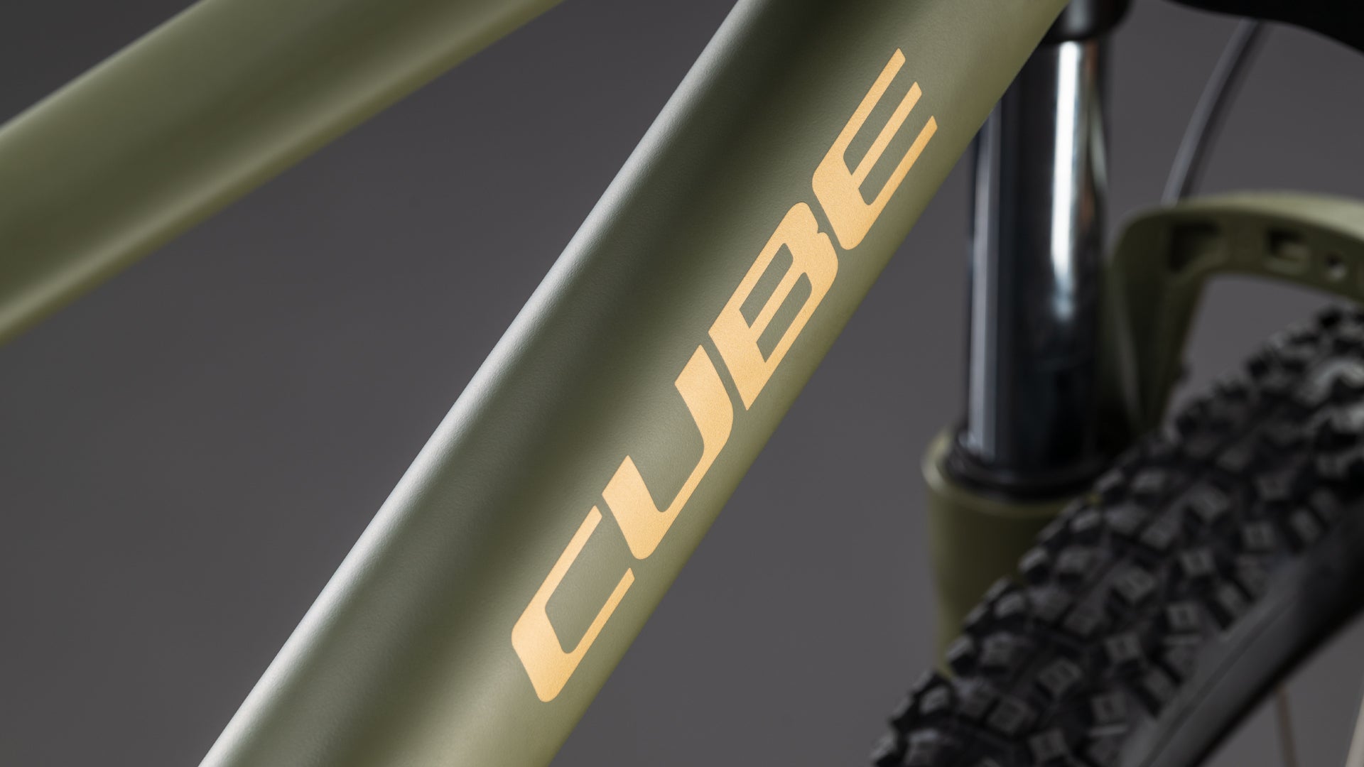 Produktbild: Cube Aim SLX dustyolive´n´gold, Detailaufnahme 02