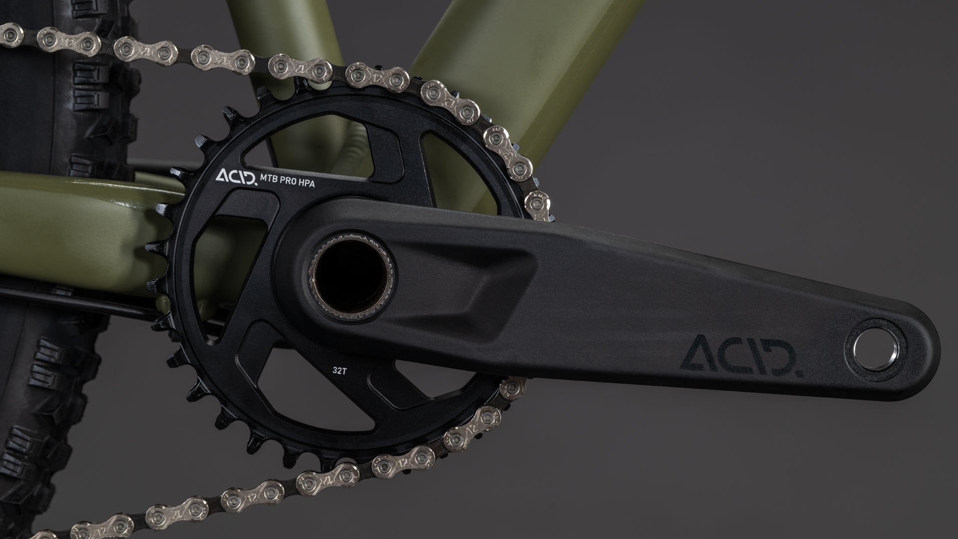 Produktbild: Cube Aim SLX dustyolive´n´gold, Detailaufnahme 04