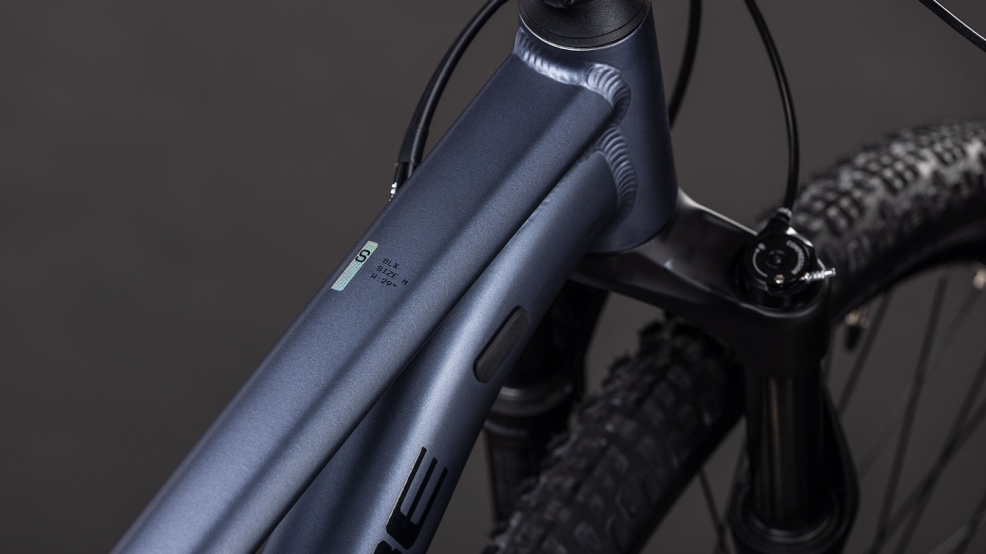 Produktbild: Cube Reaction SLX metallicgrey´n´black, Detailaufnahme 01