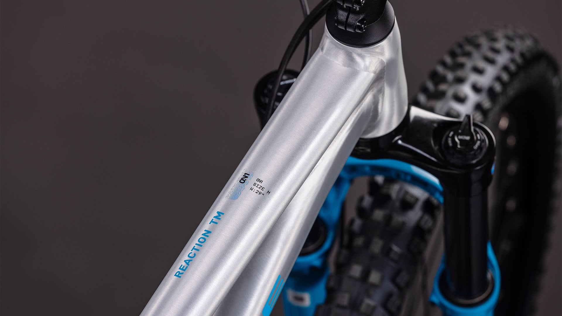 Produktbild: Cube Reaction TM ONE rawmetal´n´blue, Detailaufnahme 01
