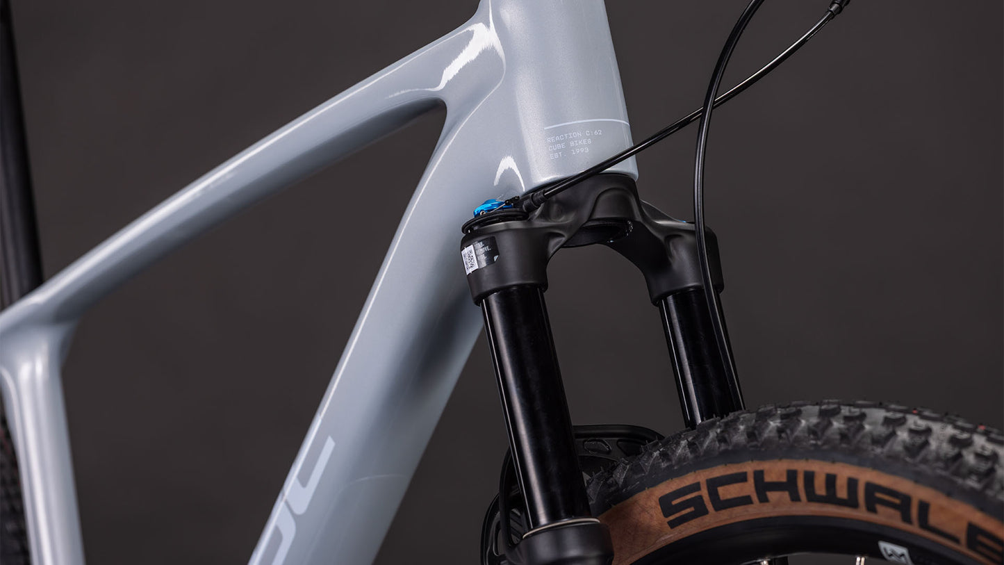 Produktbild: Cube Reaction C:62 Race foggrey´n´white, Detailaufnahme 06