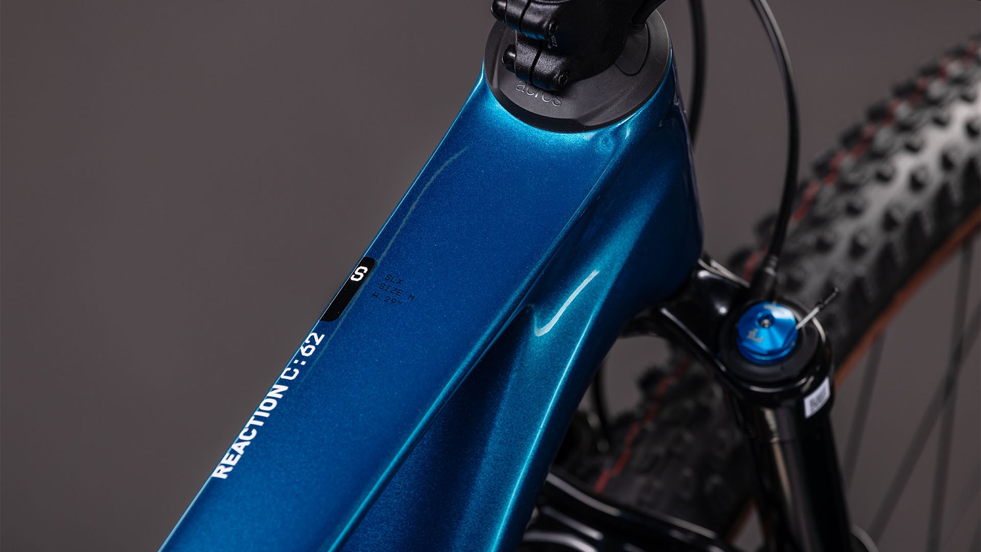 Produktbild: Cube Reaction C:62 SLX electricblue´n´white, Detailaufnahme 01