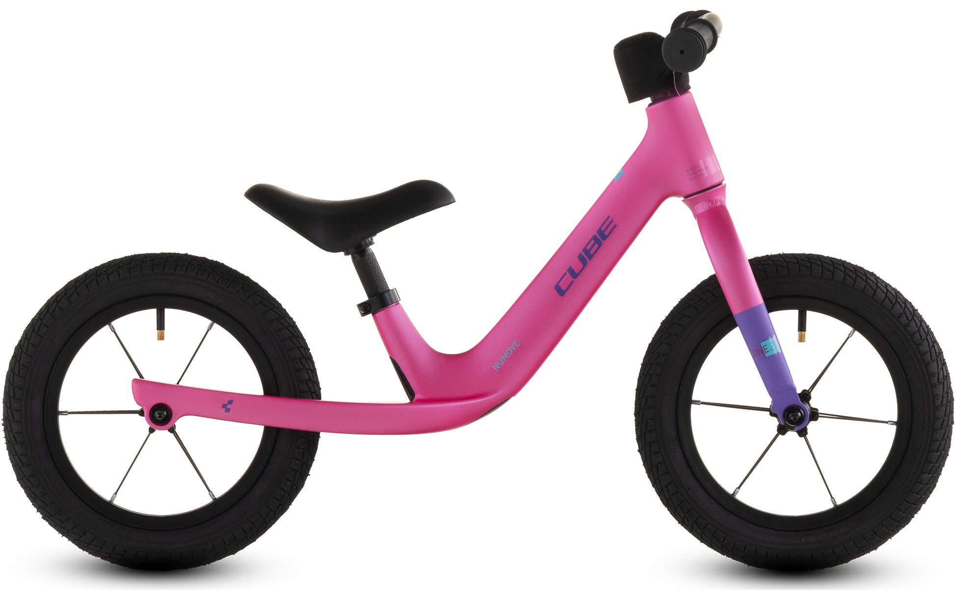 Produktbild: Cube Numove 120 walk fucsia´n´plum, Seitenansicht (weißer Hintergrund)