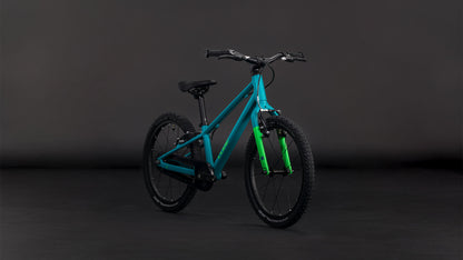 Produktbild: Cube Numove 180 seagreen´n´green, Schrägansicht (schwarzer Hintergrund)