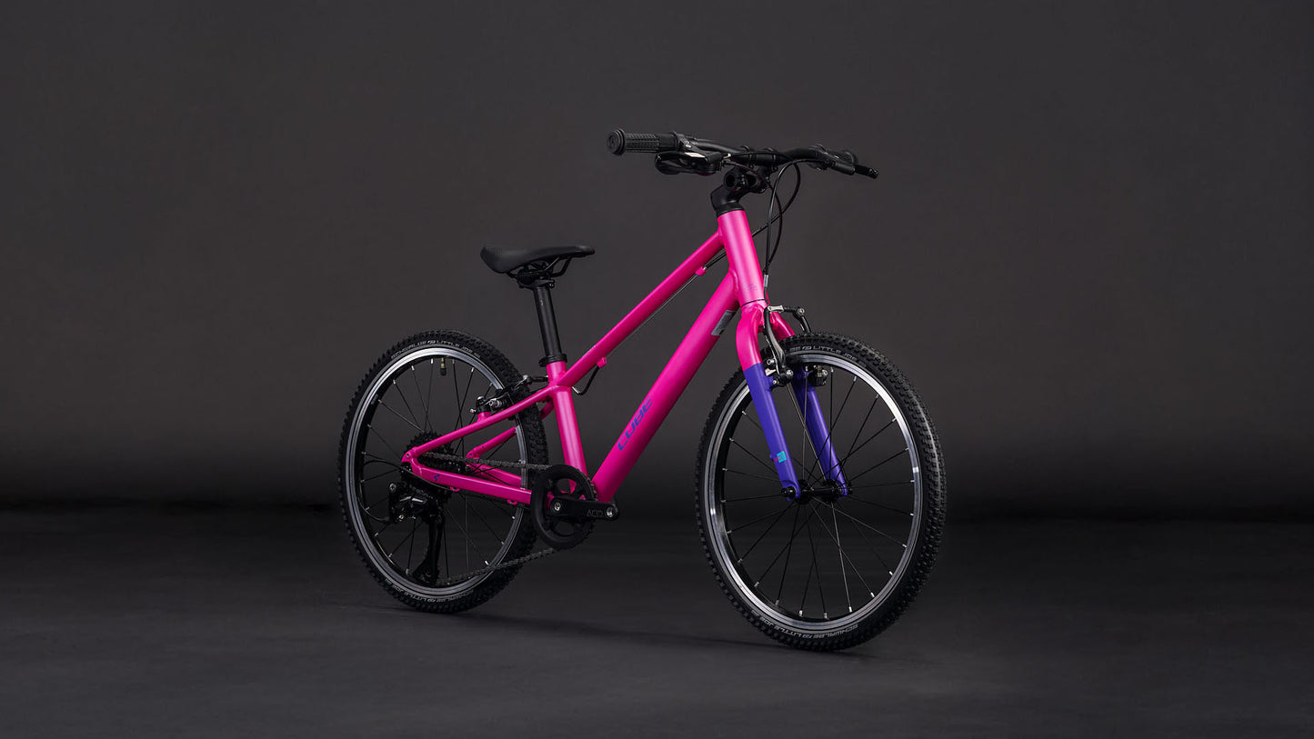 Produktbild: Cube Numove 200 fucsia´n´plum, Schrägansicht (schwarzer Hintergrund)