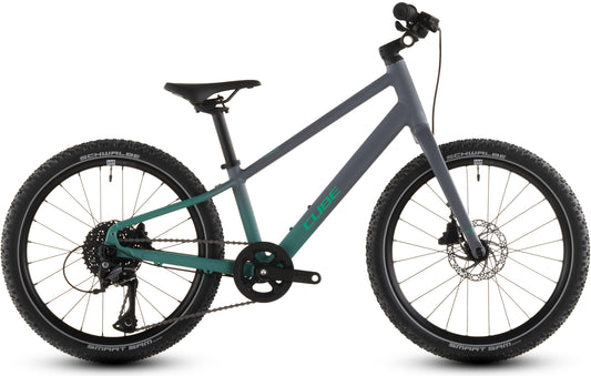 Produktbild: Cube Numove 200 Disc lavagrey´n´coolgreen, Seitenansicht (weißer Hintergrund)