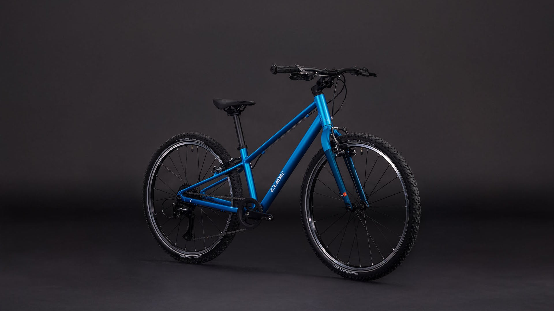 Produktbild: Cube Numove 240 topasblue´n´nebula, Schrägansicht (schwarzer Hintergrund)