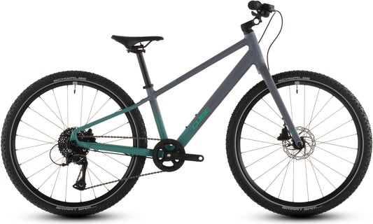 Produktbild: Cube Numove 240 Disc lavagrey´n´coolgreen, Seitenansicht (weißer Hintergrund)